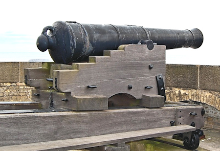 24 Pounder Cannon on the Roof